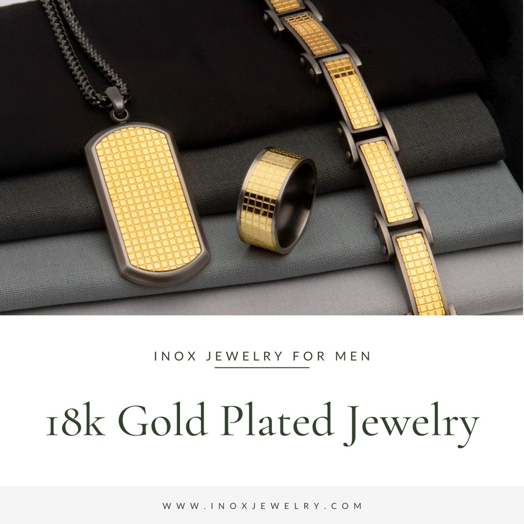Check Out Some of the Best 18k Gold Plated Jewelry from INOX - INOX Jewelry for Men