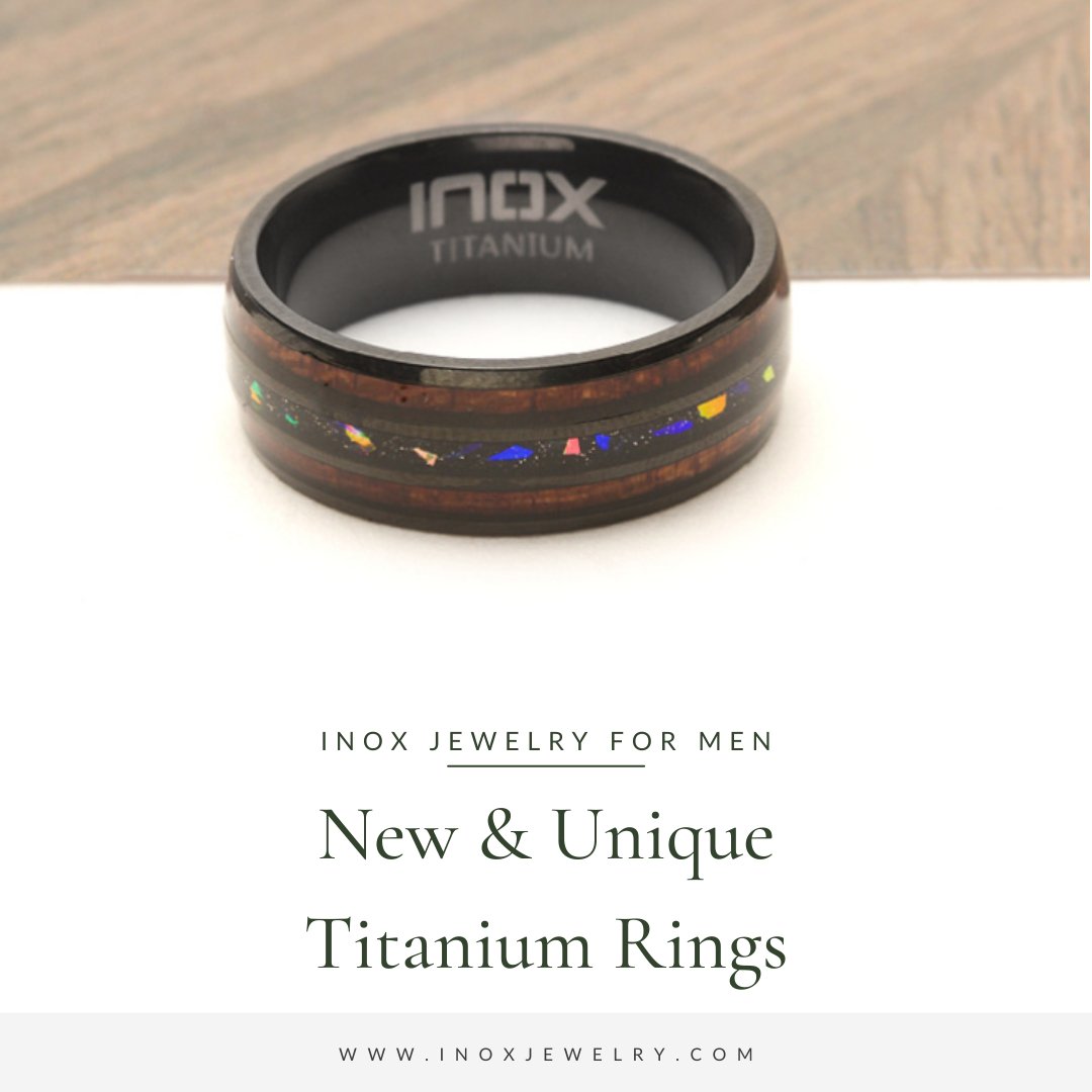 New and Unique Titanium Rings from INOX Jewelry - INOX Jewelry for Men