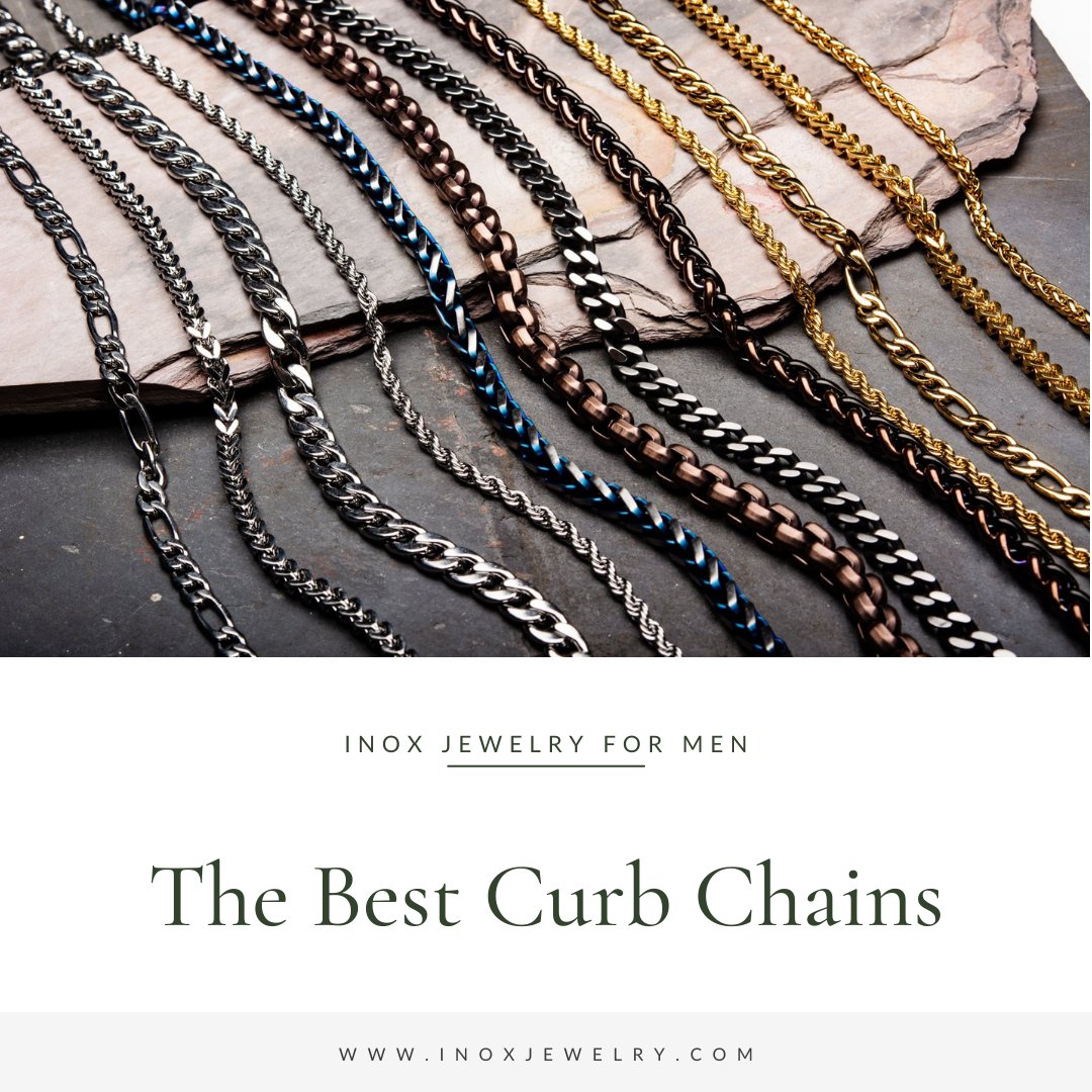 The Best Curb Chains to Buy and Rock with Your Outfits - INOX Jewelry for Men