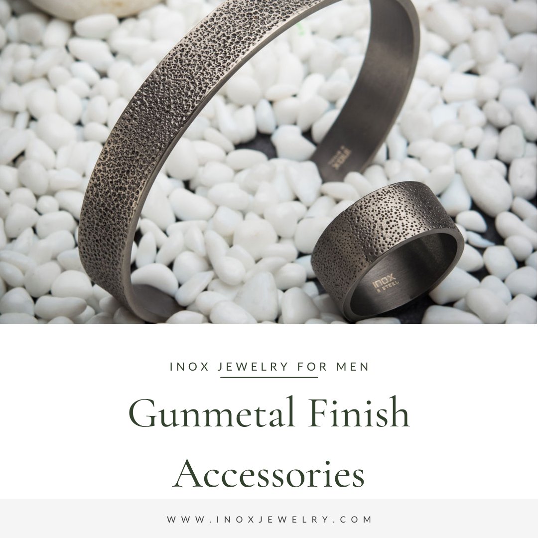 Top 5 Gunmetal Finish Picks From INOX - INOX Jewelry for Men