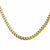 INOX JEWELRY Chains Golden Tone Stainless Steel 4mm Franco Link Chain