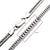 INOX JEWELRY Chains Silver Tone Stainless Steel 4mm Foxtail Chain