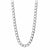 INOX JEWELRY Chains Silver Tone Stainless Steel Large 10mm Round Curb Chain
