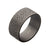 INOX JEWELRY Rings Silver Tone Stainless Steel Matte and Antique Finish Magma Pattern Band Ring