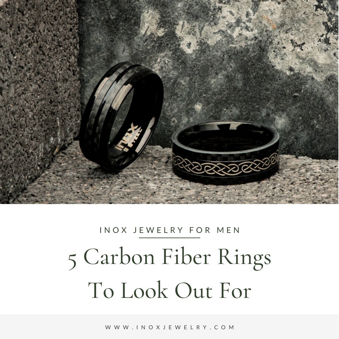 5 Carbon Fiber Rings to Look Out for Men - INOX Jewelry for Men