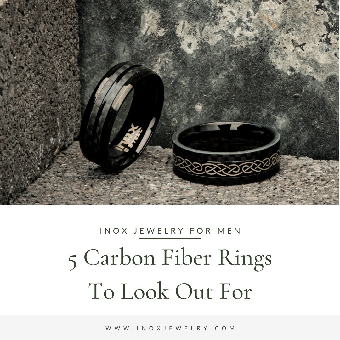 5 Carbon Fiber Rings to Look Out for Men - Inox Jewelry India
