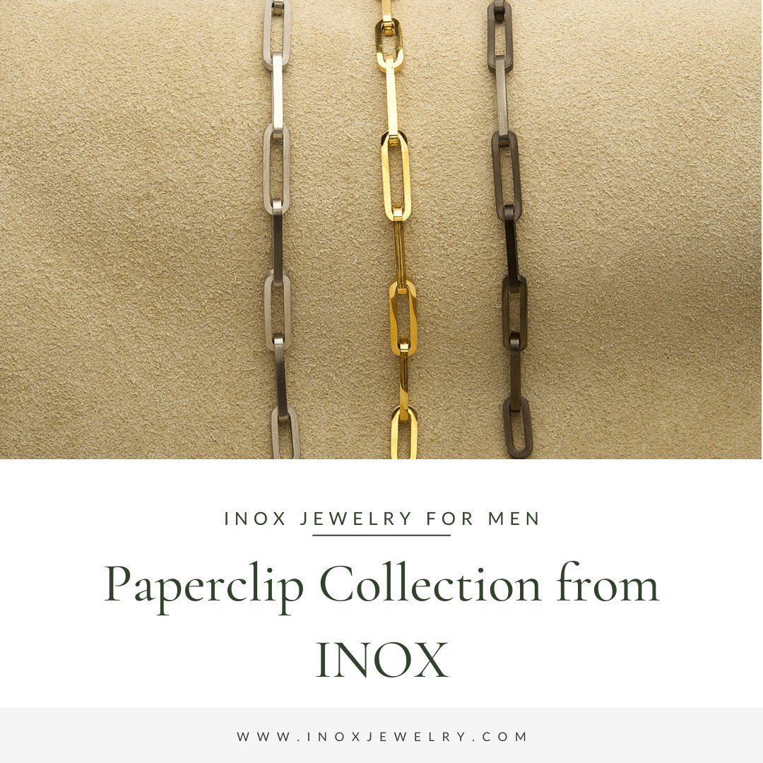 Minimalist Fashion Accessories: Paperclip Collection from INOX - Inox Jewelry India