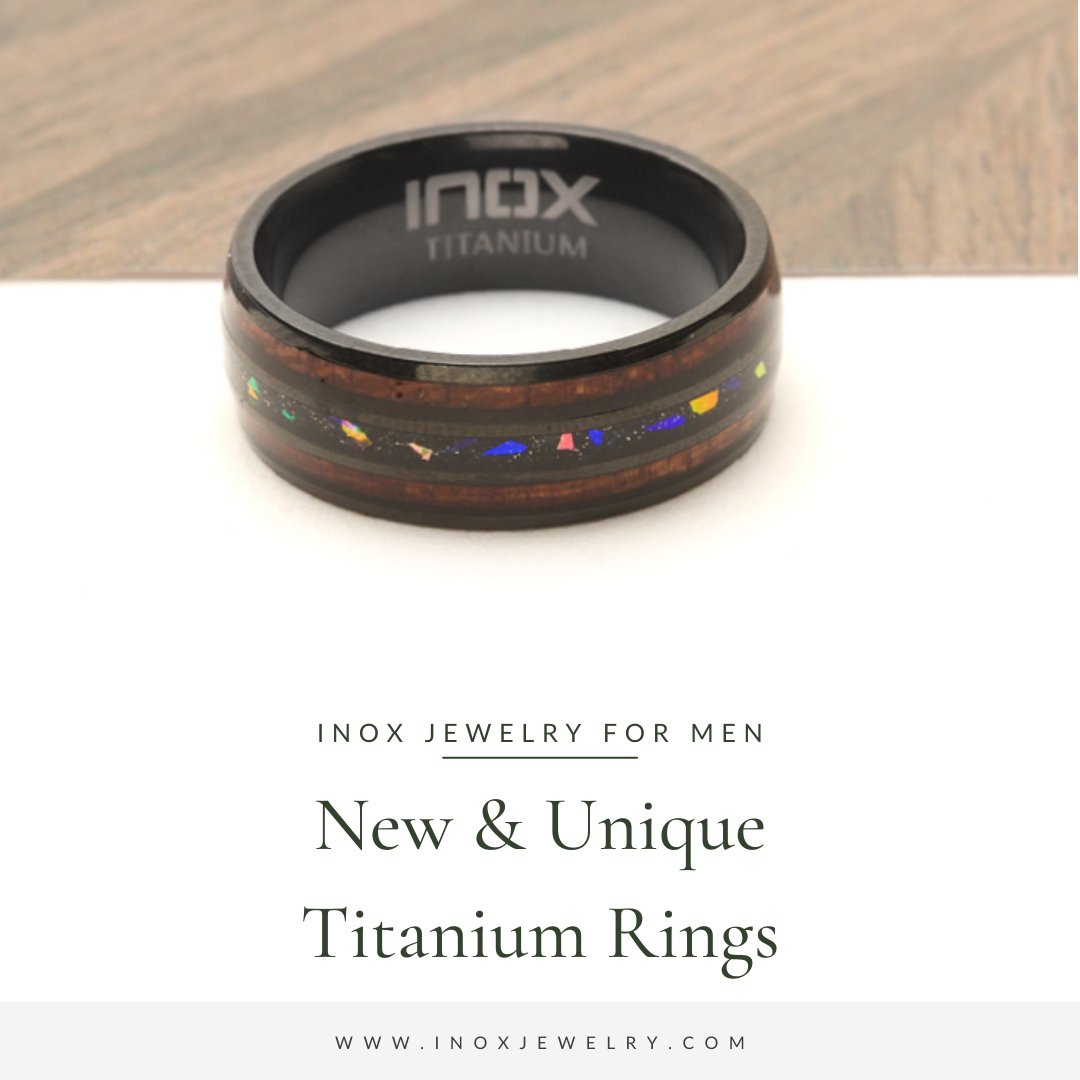 New and Unique Titanium Rings from INOX Jewelry - Inox Jewelry India