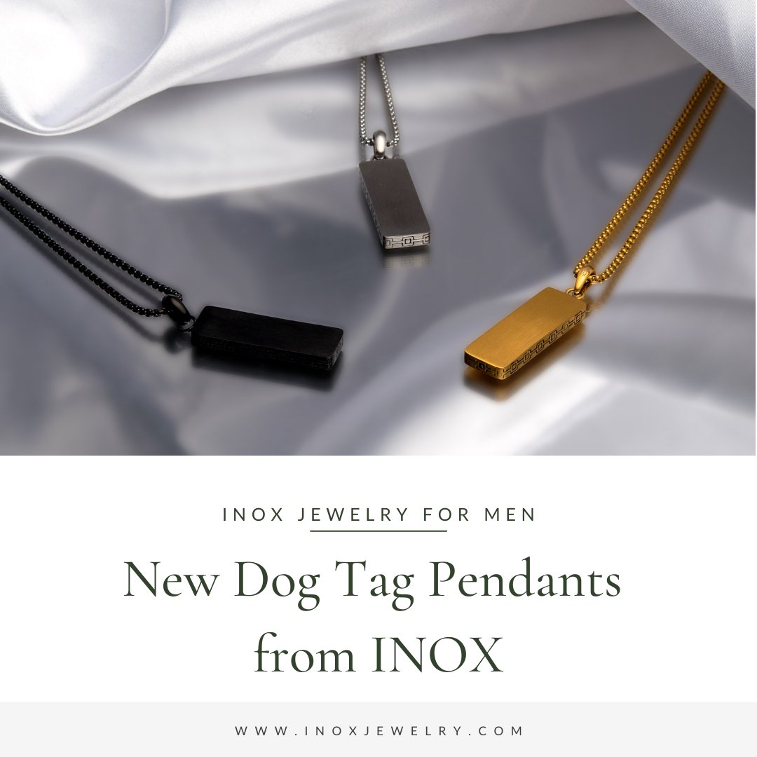 New Dog Tag Pendants from INOX: Make Your Pick and Add to Your Collection - Inox Jewelry India