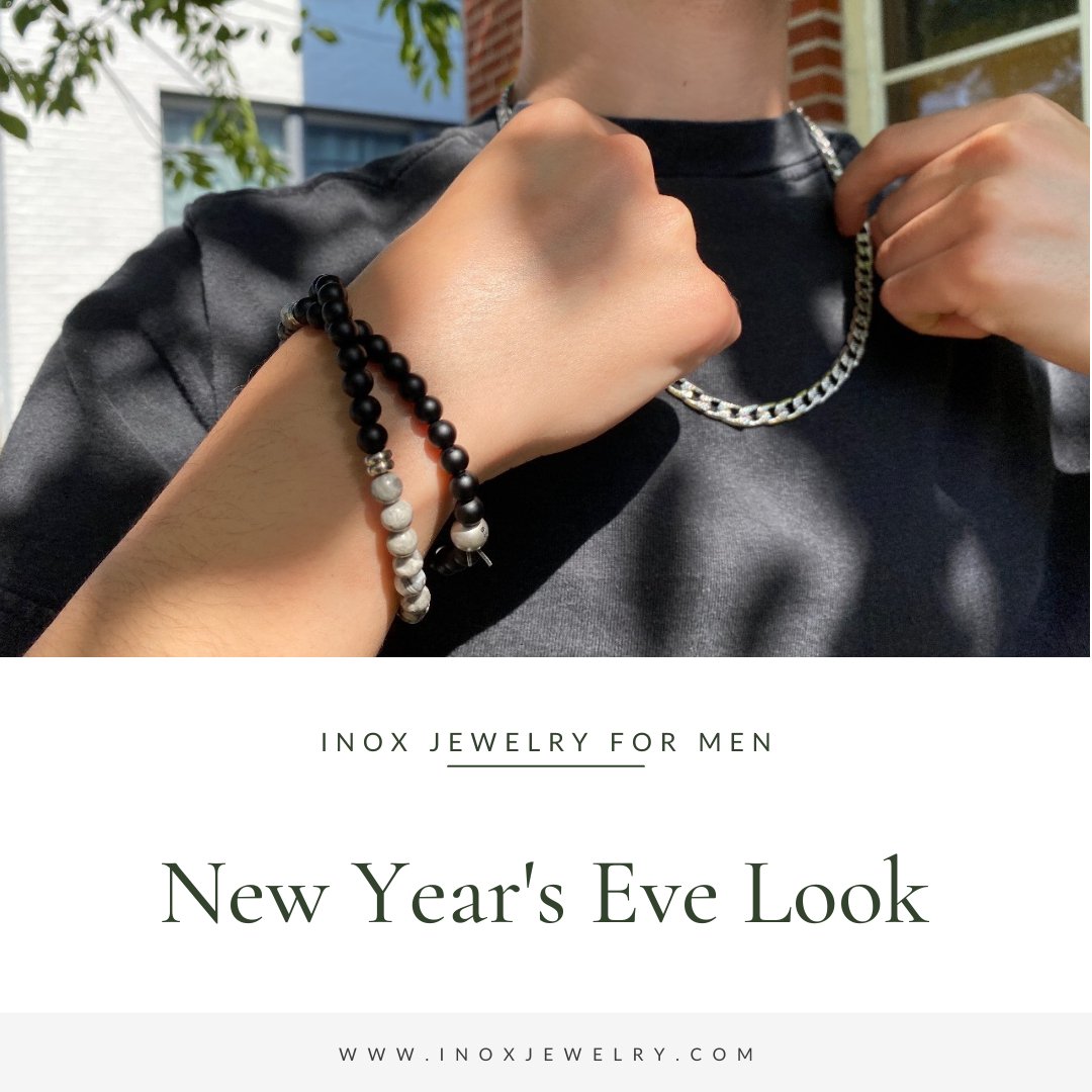 Rock the Perfect New Year's Eve Look Using High-Quality Jewelry from INOX - INOX Jewelry for Men