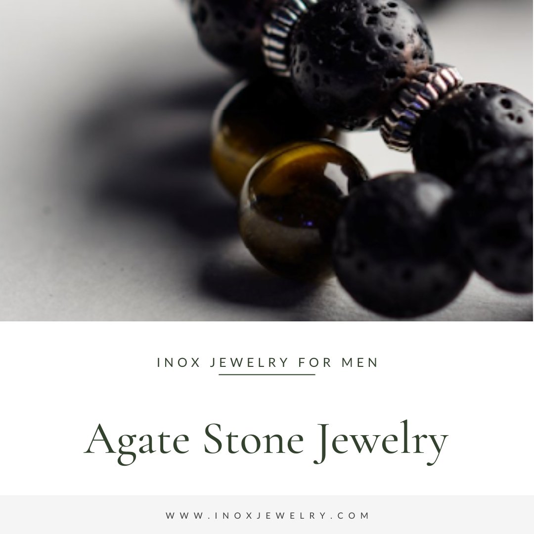 Stunningly Unique: Agate Stone Jewelry Collection from INOX - Inox Jewelry India