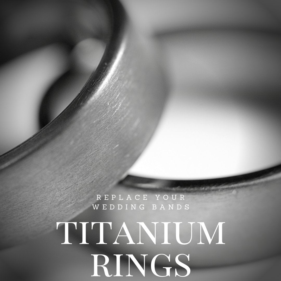 Titanium Rings- The Perfect Everyday Replacement to Your Wedding Band - INOX Jewelry for Men