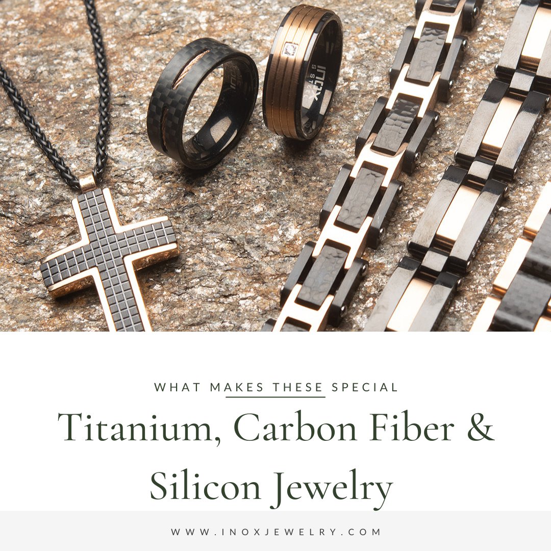 What Makes Titanium, Carbon Fiber, and Silicon Jewelry Special? - INOX Jewelry for Men