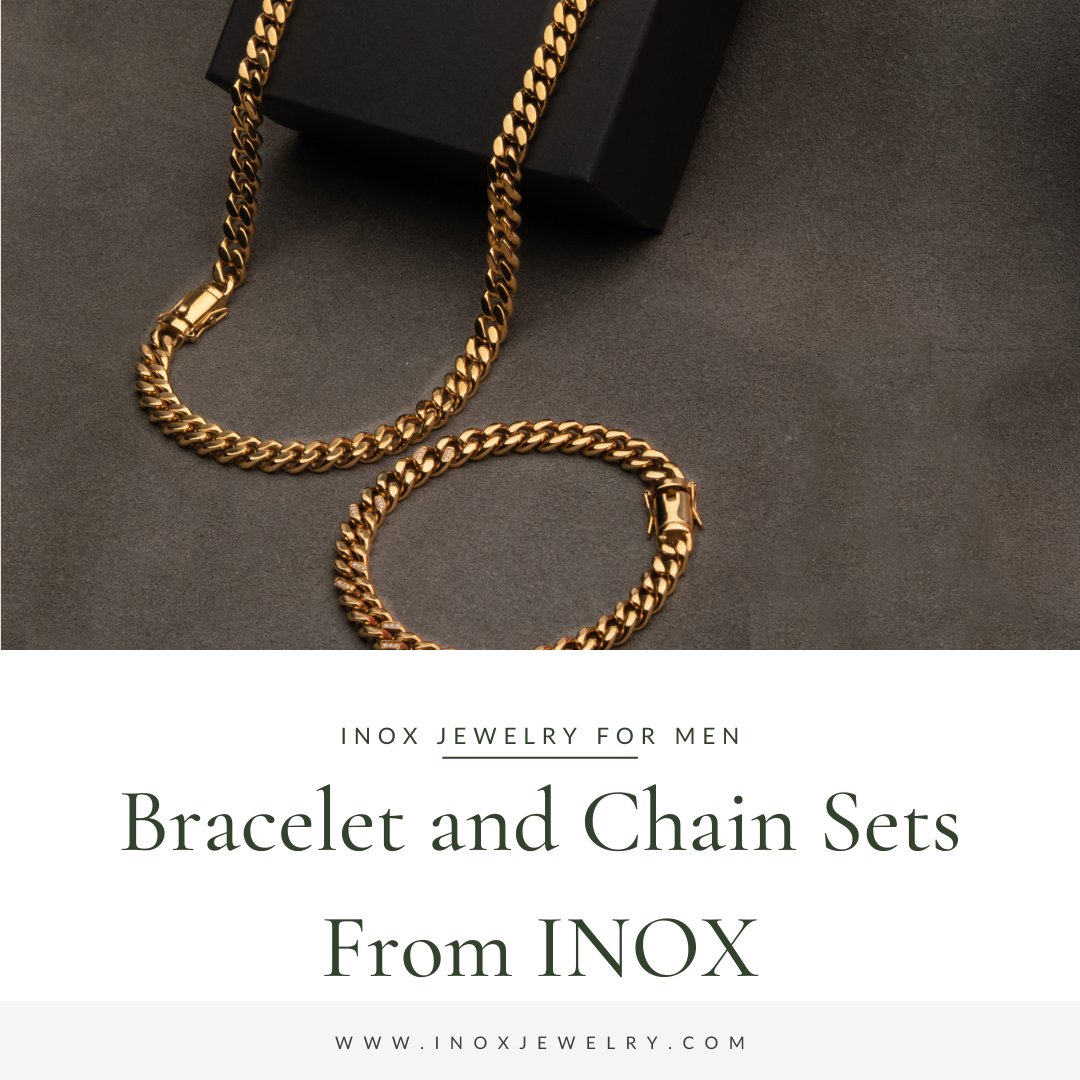 Why Should You Buy Bracelet & Chain Sets From INOX? - INOX Jewelry for Men