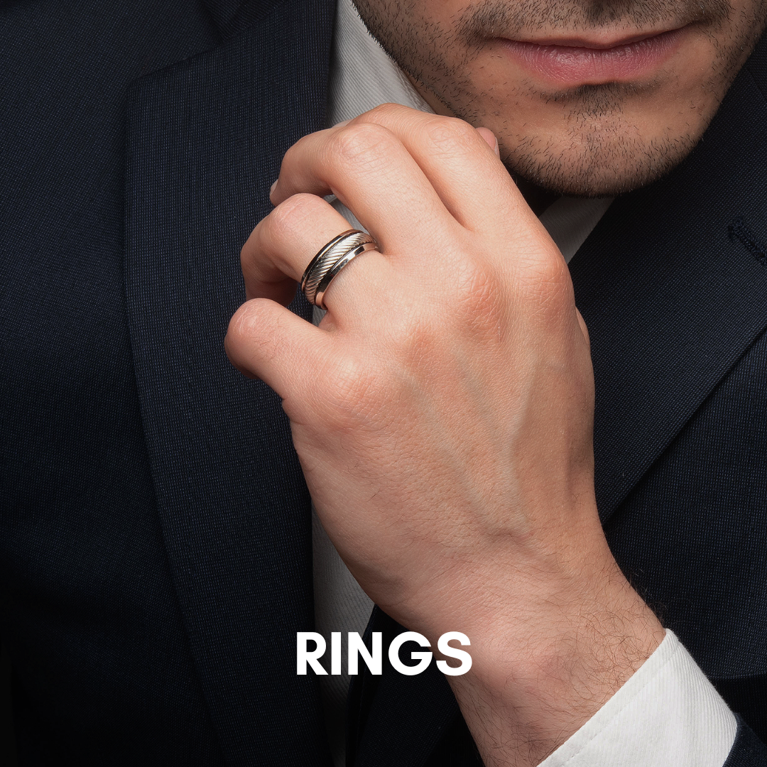 Stainless Steel, Titanium & Cobalt Chrome Rings