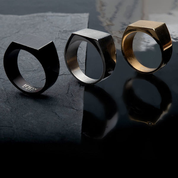 Men Gear Ring Cool Stainless Steel Wedding Ring Simple Band - Temu