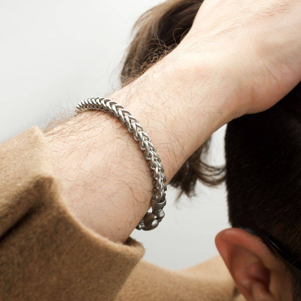 5mm Stainless Steel Franco Chain Bracelet for Comfort