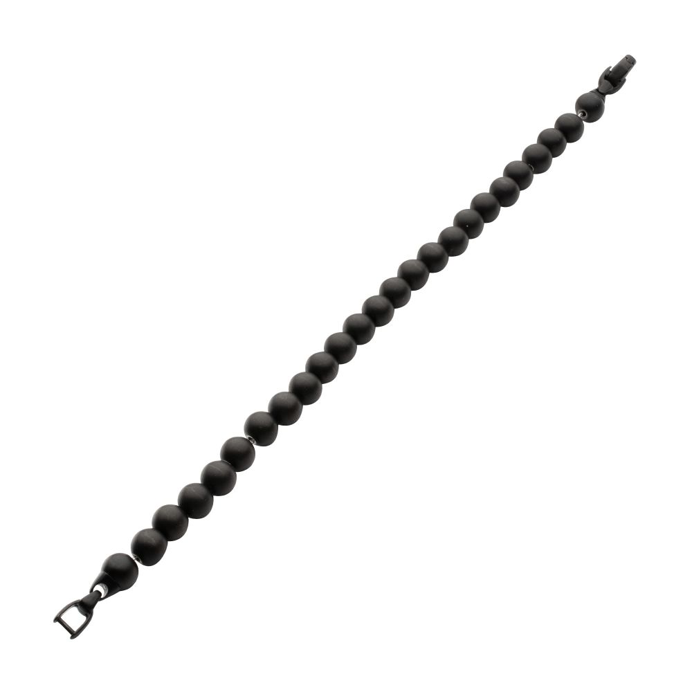 8mm Gold Bead Bracelet - Minimalist Stainless Steel