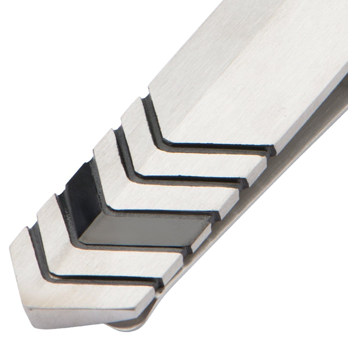 INOX JEWELRY Accessories Silver & Black Stainless Steel Arrow Design Moneyclip SSM11517