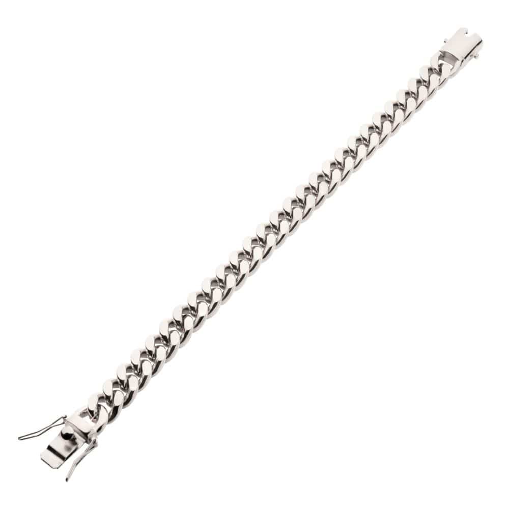 INOX JEWELRY Bracelets 10mm Steel Miami Cuban Chain Bracelet