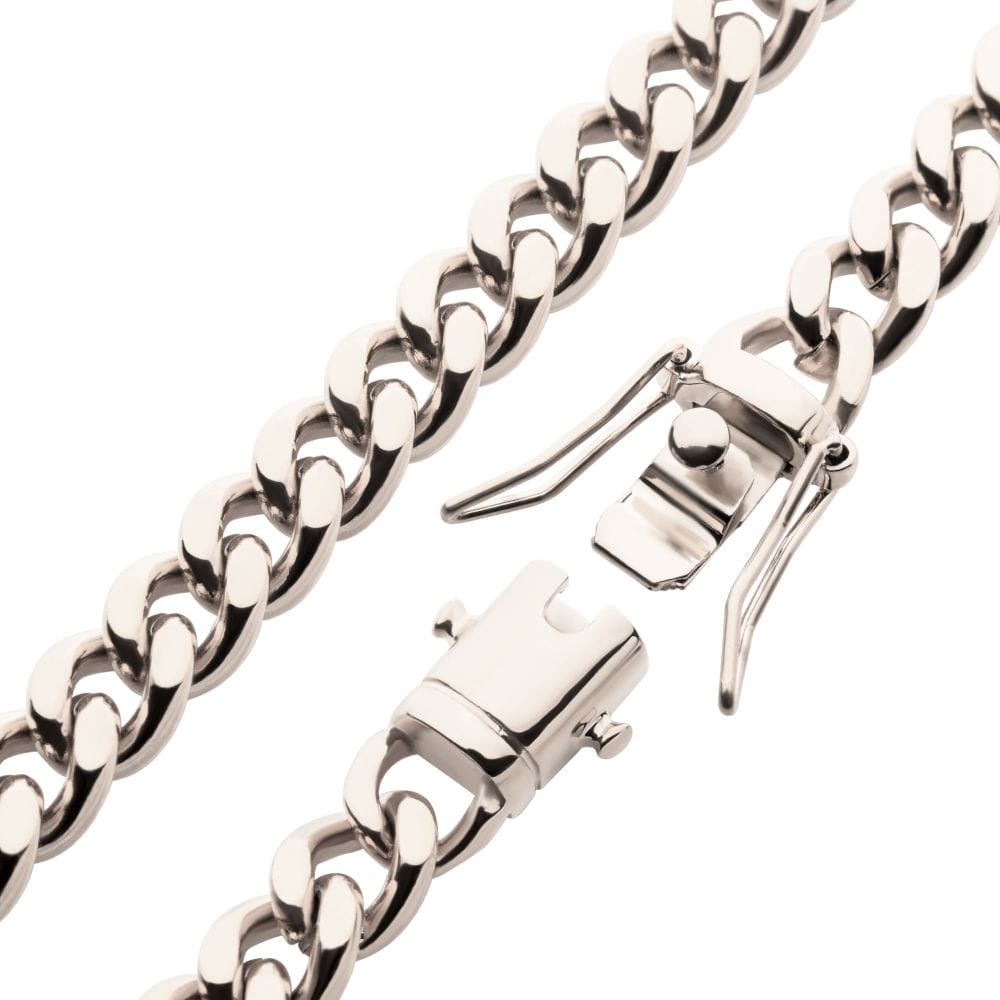 INOX JEWELRY Bracelets 6mm Steel Miami Cuban Chain Bracelet