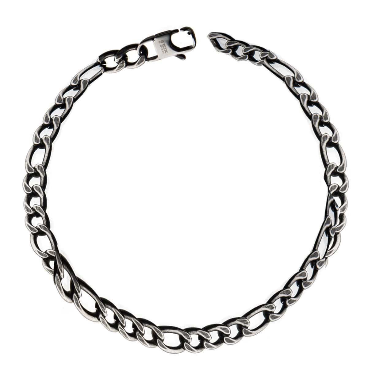 825 Silver Figaro bracelet - outlet Men