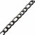 INOX JEWELRY Bracelets Antiqued Silver Tone Stainless Steel Oxidized Finish 8mm Figaro Chain Bracelet BRAT0358-825