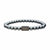 INOX JEWELRY Bracelets Antiqued Silver Tone Stainless Steel Stonehenge Collection 6mm Gray Hematite Stretch Bead Bracelet BRELHM