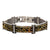 INOX JEWELRY Bracelets Black, Silver Tone and Golden Tone Stainless Steel Crown of Thorns Collection Bracelet BR14132S