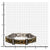 INOX JEWELRY Bracelets Black, Silver Tone and Golden Tone Stainless Steel Crown of Thorns Collection Bracelet BR14132S