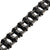 INOX JEWELRY Bracelets Black Stainless Steel Bike Chain Bracelet BR36915K-85
