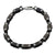 INOX JEWELRY Bracelets Black Stainless Steel Motor Chain Design Bracelet BR4774
