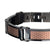 INOX JEWELRY Bracelets Brown and Black Stainless Steel Honeycomb Bracelet BR11266