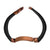 INOX JEWELRY Bracelets Brown Stainless Steel Black Rubber Roberto Arichi Collection Bracelet BRRARR1BRN