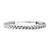 INOX JEWELRY Bracelets High Polished Finish Silver Tone Stainless Steel Franco Chain Bracelet BR209S