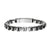 INOX JEWELRY Bracelets Silver Tone Stainless Steel Bold Box Bracelet BRLT007L