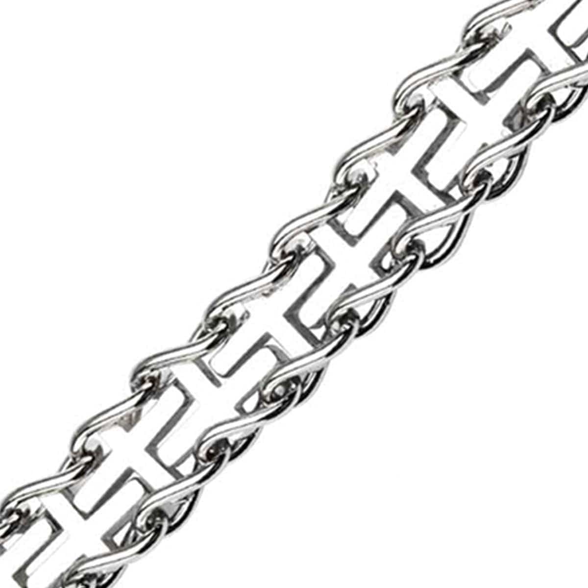 アクセサリー LOINARMIS iron cross ball chain bracelet Buy Silver Plated Wiggle Chain Bracelet Online - Accessorize