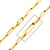 INOX JEWELRY Chains 18K Gold Ion Plated Stainless Steel 6mm Paperclip Link Chain