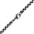 INOX JEWELRY Chains Antiqued Silver Tone Stainless Steel 3mm Bold Box Chain