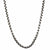 INOX JEWELRY Chains Antiqued Silver Tone Stainless Steel 3mm Oxidized Bold Box Chain