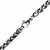 INOX JEWELRY Chains Antiqued Silver Tone Stainless Steel 4mm Wheat Chain NSTC9235-20