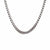 INOX JEWELRY Chains Antiqued Silver Tone Stainless Steel 5mm Franco Link Chain NSTC9236-20