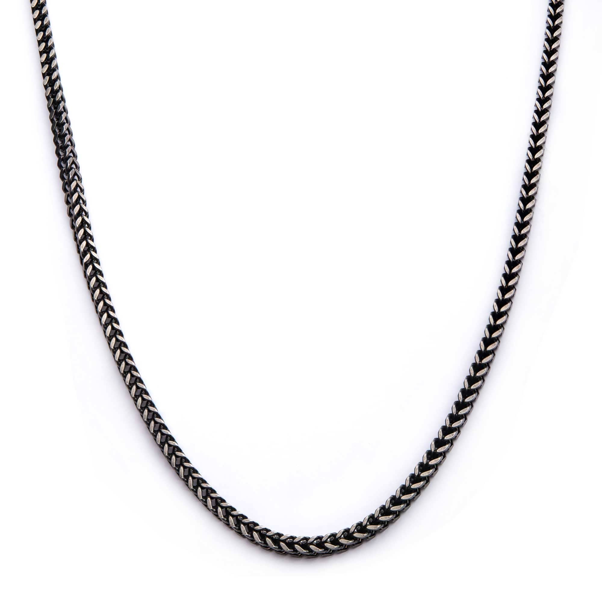 Buy Stainless Steel Oxidized Finish 4mm Franco Chain- INOX Jewelry