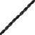 INOX JEWELRY Chains Black Stainless Steel Polished 3mm Rope Chain