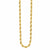 INOX JEWELRY Chains Gold Stainless Steel 5mm French Rope Chain NSTC050G-30