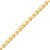 INOX JEWELRY Chains Golden Tone Stainless Steel Polished 3.5 mm Round Wheat Chain