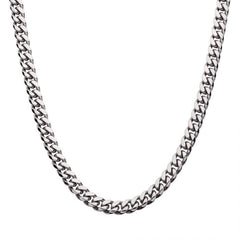 10mm Stainless Steel Miami Cuban Chain with CZ Double Tab Box