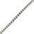 INOX JEWELRY Chains Silver Tone Stainless Steel 2mm Mariner Link Chain