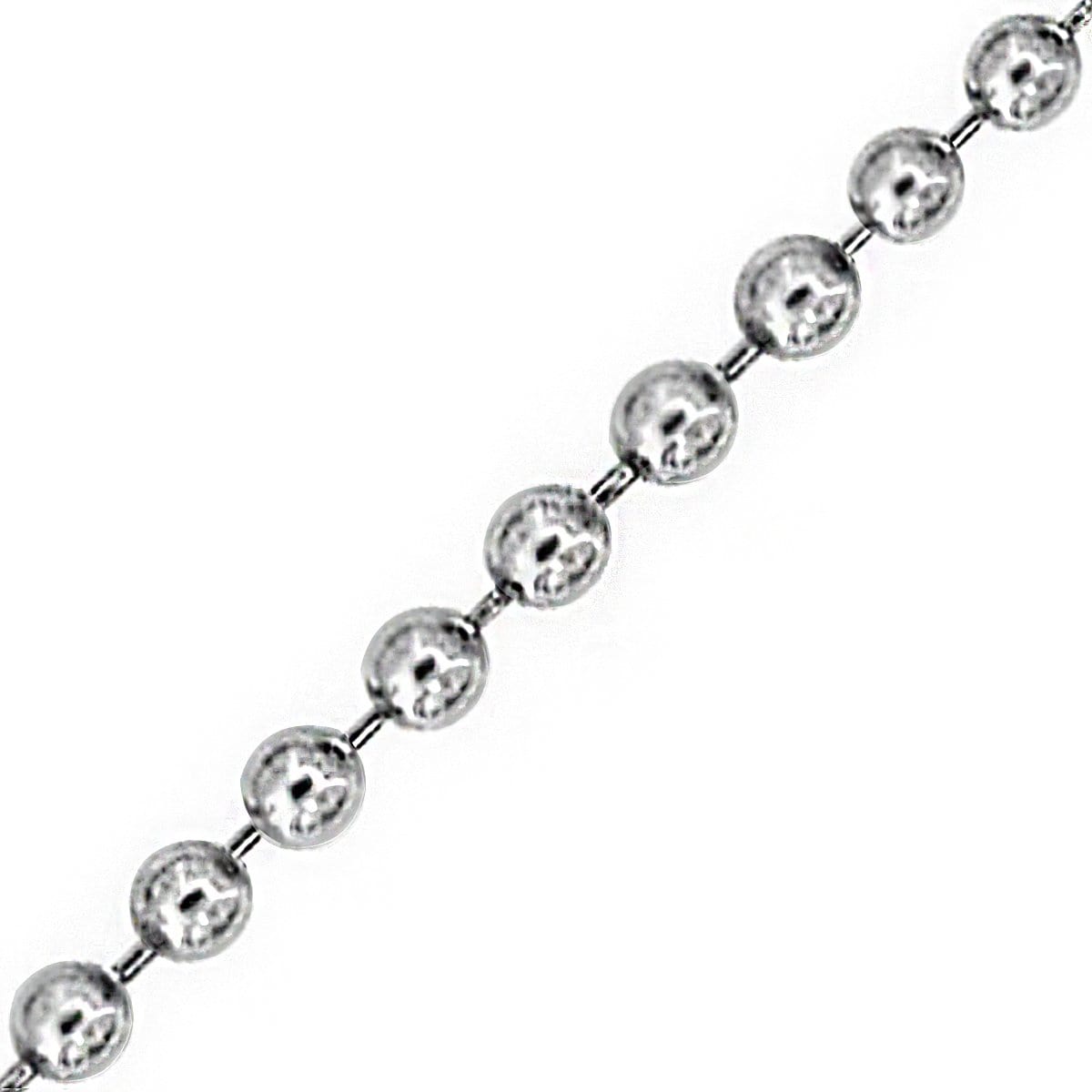 Men's Silver Stainless Steel Ball Chain | INOX Jewelry India