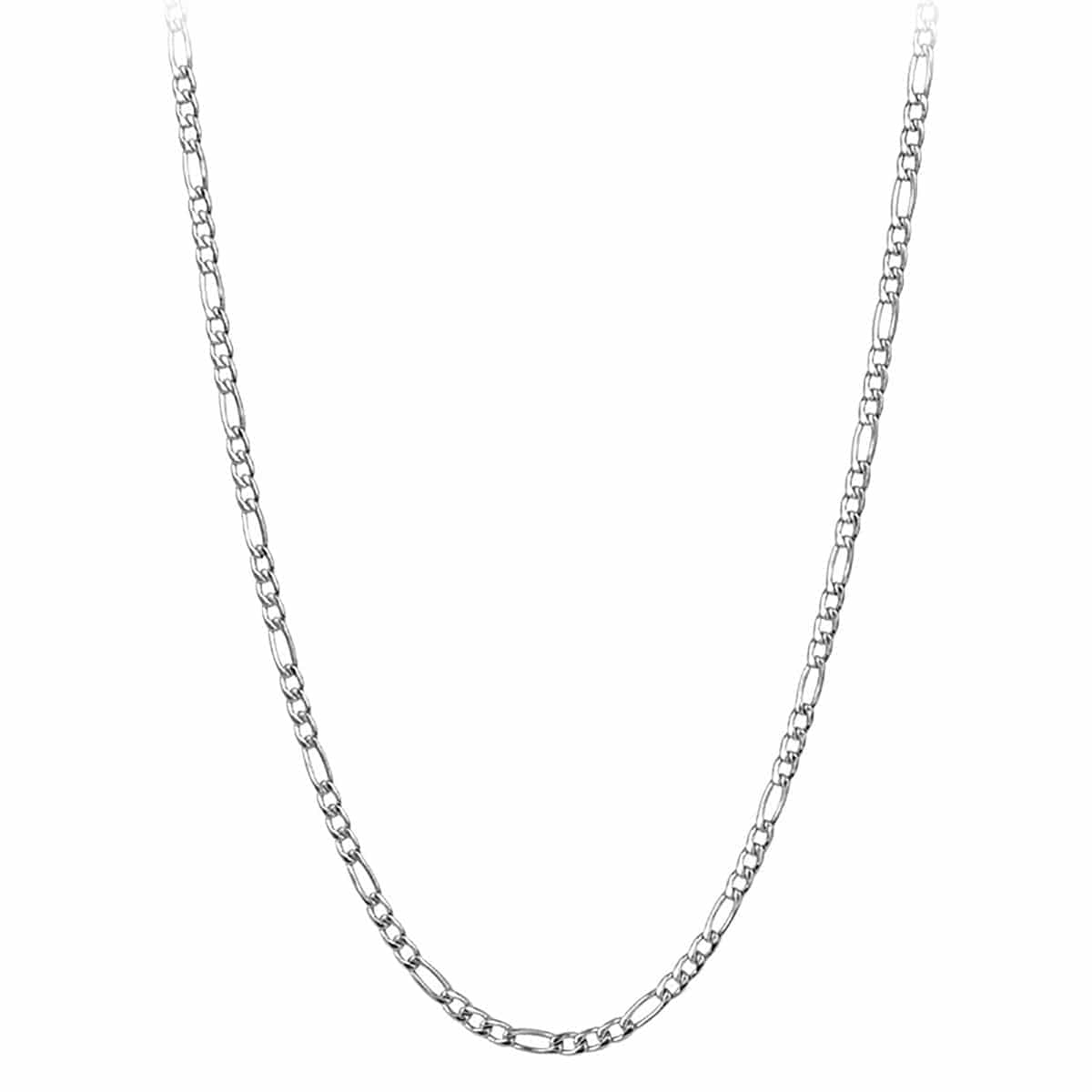 Buy Stainless Steel 3mm Figaro Polished Chain Online Inox Jewelry